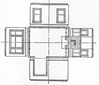 FIGURE 41 - typical floor plan and elevations